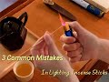 3 Common Mistakes In Using Incense Sticks How To Correctly Use And Light Incense Sticks