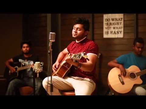ඔබෙ දෑතින් අල්ලන් මා (Diamond girl) Acoustic version - SUNJ Bandara