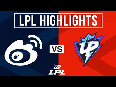 WBG vs UP Highlights ALL GAMES | LPL 2025 Split 3 Play-In | Weibo Gaming vs Ultra Prime