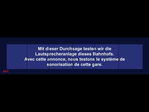 BLS TTS Ansage » Lautsprechertest | SLBahnen