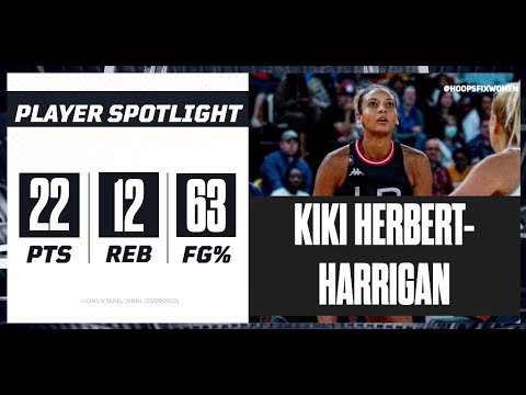 Kiki Herbert-Harrigan shows out on London Lions home debut with double-double!