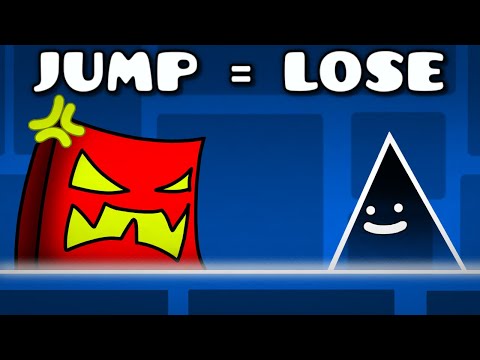 Can You BEAT Geometry Dash Without Jumping?