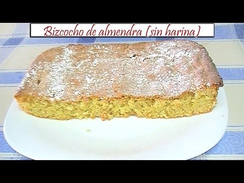 Bizcocho de almendra sin harina