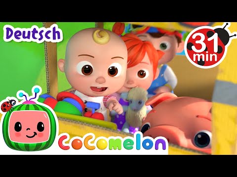 Die Räder vom Bus | Kinderlieder und Cartoons | CoComelon | Moonbug Kids Deutsch