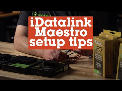 iDatalink Maestro setup tips | Crutchfield