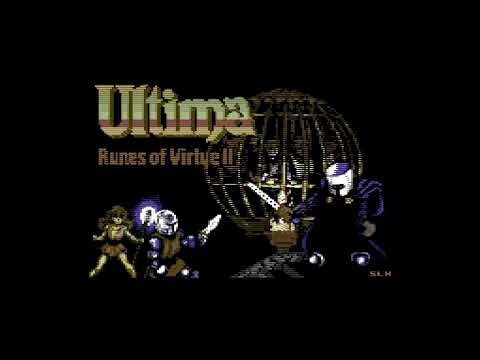 Ultima Runes of Virtue II - Title Theme by Hokuto Force (C64 Music) 2023