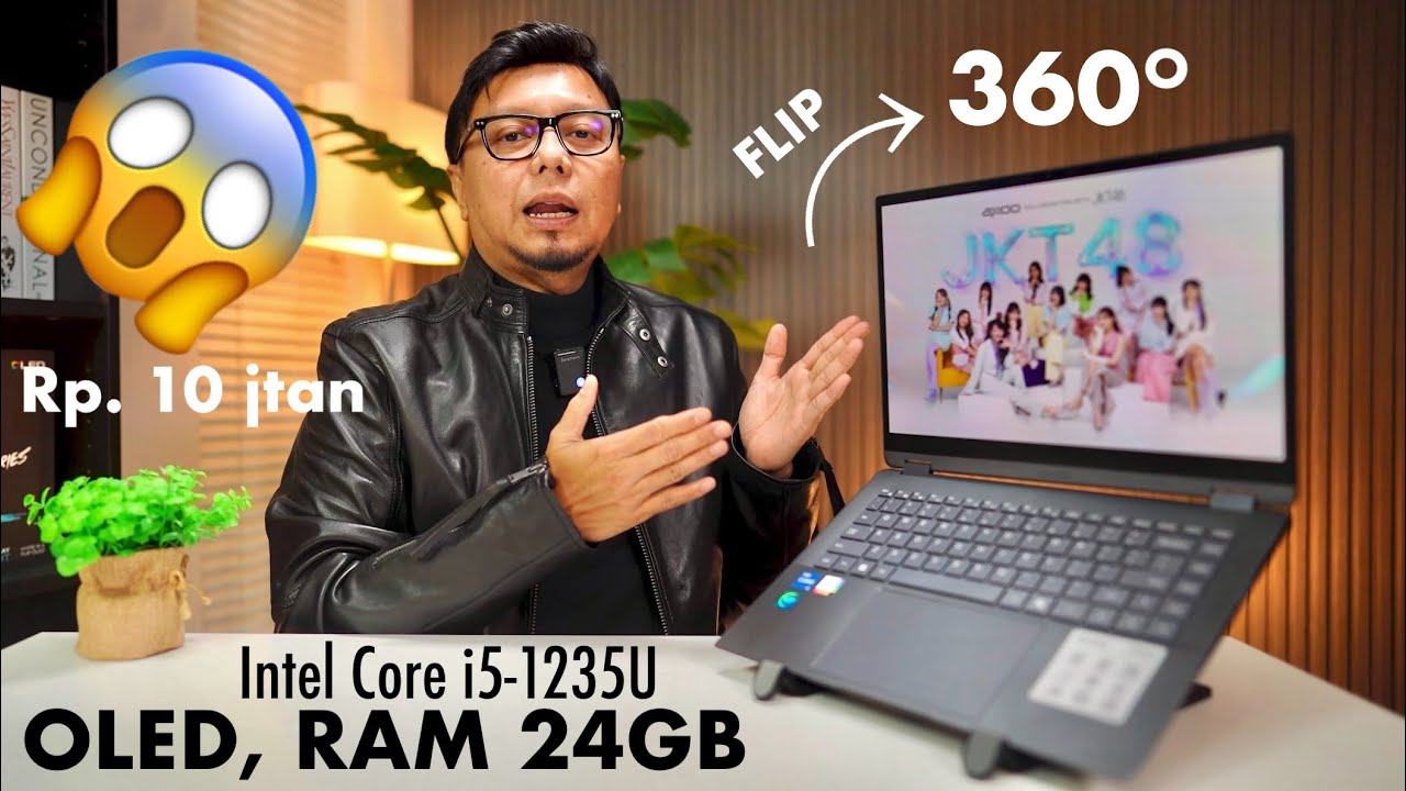 10jtan.. Laptop 2-in-1 OLED Paling Gila Harganya?! AXIOO HYPE-R FLIP, RAM 24GB