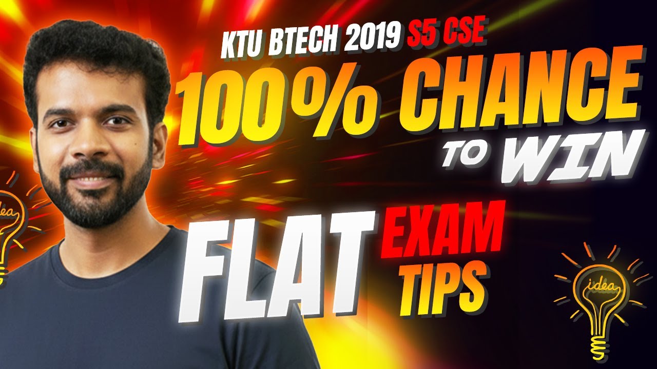 KTU BTECH 2019 SCHEME S5 CSE FLAT Exam Tips | 100% Sure Way to Pass | Questions & Important Topics