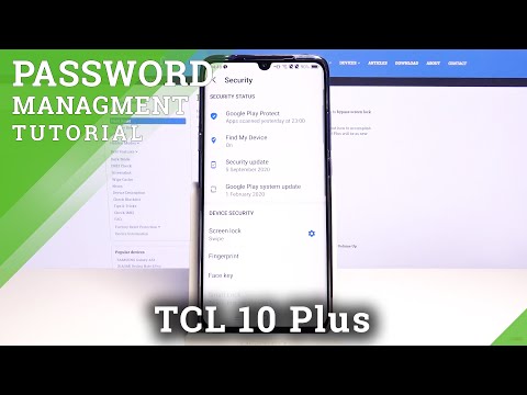 How to Set Up Lock Screen Method on TCL 10 Plus – Add Passcode & Pattern