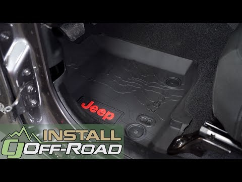 2018-2020 Jeep Wrangler JL Mopar Floor Mat Kit Front/Rear All-Weather 4-Door Installation