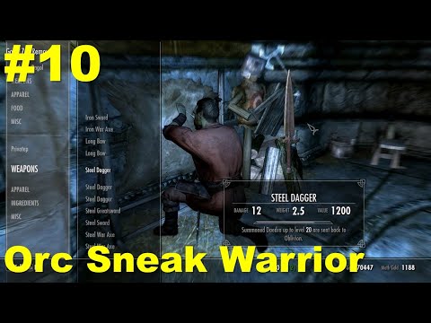 Skyrim Orc One handed Sneak Warrior on Legendary Difficulty - 10
