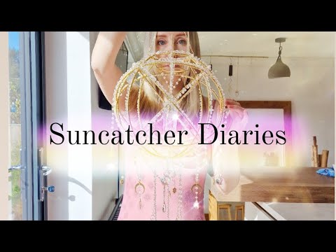 Making new suncatchers ✨️ filming new content ✨️