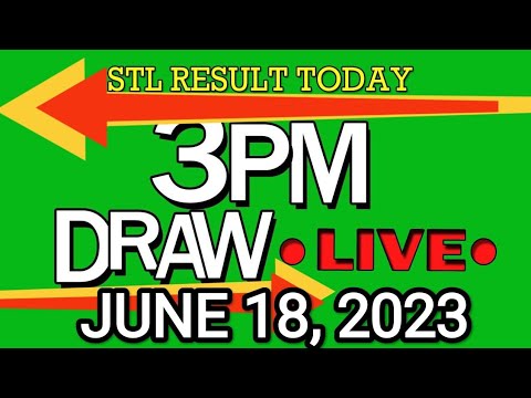 LIVE 3PM STL RESULT JUNE 18, 2023 LOTTO RESULT WINNING NUMBER