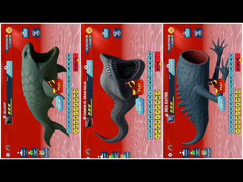 HUNGRY SHARK EVOLUTION ALL DEVIL SHARK UNLOCKED AND GAMEPLAY