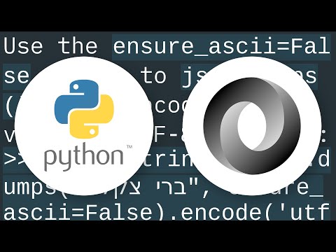 Python Json Dumps Utf8