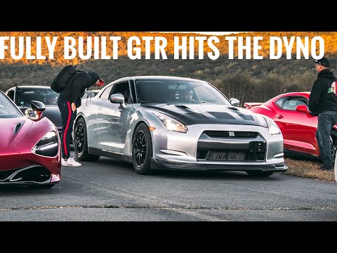 DO GTRs REALLY MAKE 1400 HORSEPOWER? Crazy Dyno Pulls R35 GTR