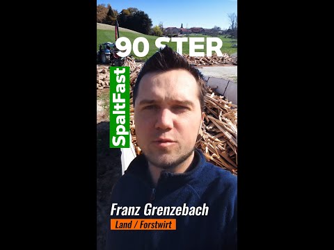 USER STORY von Franz Grenzebach der mit dem SpaltFast 90 Ster in 2
