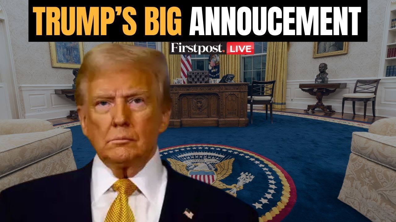 Trump LIVE: US President Donald Trump Makes Announcement from Oval Office | US Shutdown
