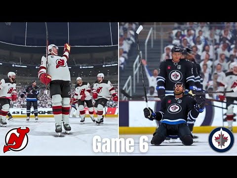 New Jersey Devils vs. Winnipeg Jets!   *NHL 24 Stanley Cup Final Game 6 Playoff Mode*