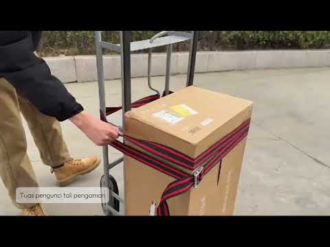 Gambar Maxbuilt Troli Barang Dengan Stair Climbing 250 kg - Abu-Abu