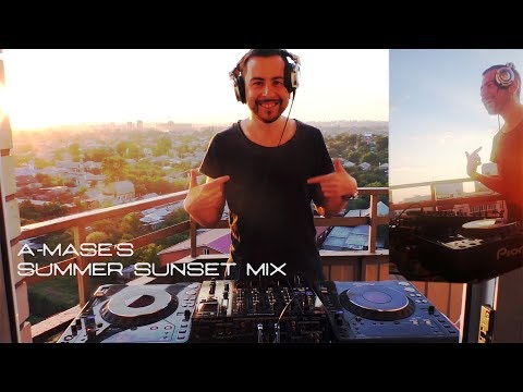 A-Mase Roof Summer Sunset Live Mix (Deep House Music)