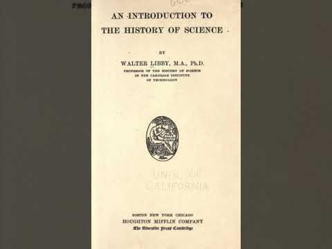 An Introduction to the History of Science - Walter Libby | Full Audiobook 📚