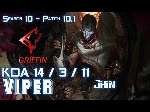 GRF Viper JHIN vs MISS FORTUNE ADC - Patch 10.1 KR Ranked