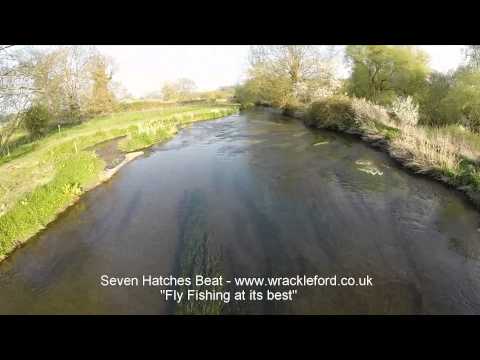 The 7 Hatches dry fly fishing beat on the Wrackleford Estate, Dorset