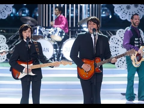 Daniel Diges y José Luis imitan a Juan y Junior en Tu cara me suena Mini