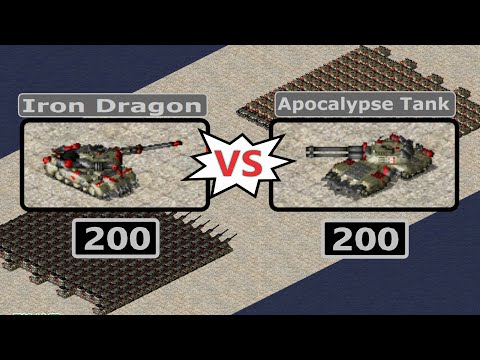 Stolen Tech Battle - Iron Dragon vs Apocalypse - Red Alert 2 Mental Omega
