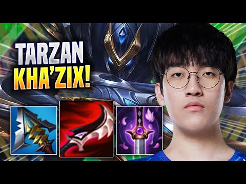 TARZAN IS A GOD WITH KHA'ZIX! - LNG Tarzan Plays Kha'zix JUNGLE vs Viego! | Season 2022