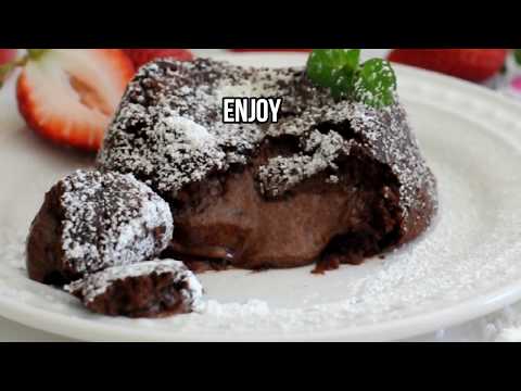 How to Make Chocolate Lava Cake by Cooking with Manuela