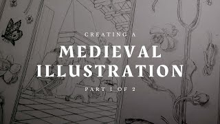Illustrating a Medieval-Inspired Comics Chapter Cover (Part 1 of 2)