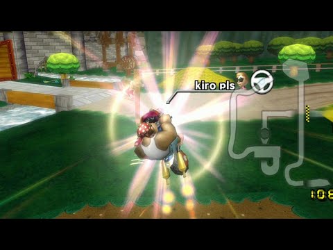 [MKWii TAS] Crystal Plains (v1.1) Lap 1 - 55.409 by Marth and Kierio (No Glitch)