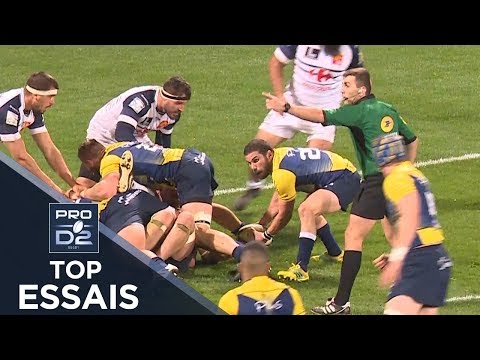TOP Essais de la J23 – PRO D2 – Saison 2018/2019