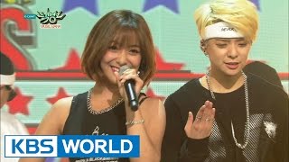 Amber - SHAKE THAT BRASS (Feat. Luna - f(x)) [Music Bank HOT Stage / 2015.03.06]