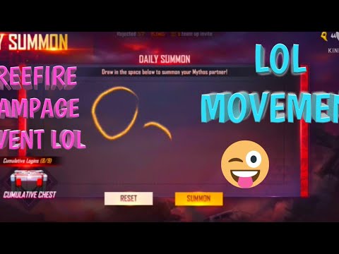 FreeFire Funny video 😂New Rampage Event #Short #Tranding