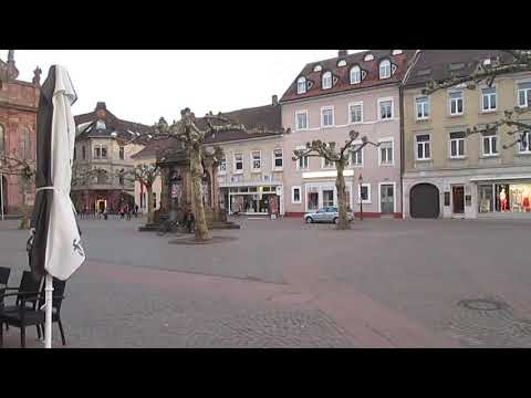 2018-04-27T20:39 Rastatt, Schlossstraße → Kaiserstraße, Marktplatz → Museumstraße; Fußgängerzone