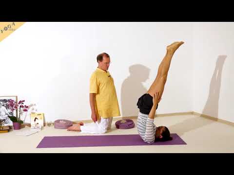 Kerze Yoga-Pose - Yoga Asana Lexikon