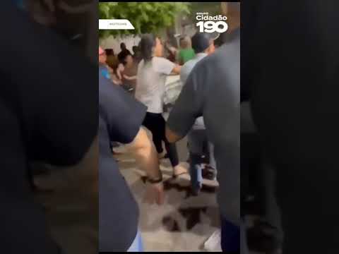 briga feia ,na festa em José da Penha,hoje