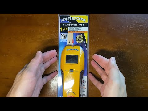 Zircon StudSensor HD55 Electronic Stud Finder - Silent Unboxing