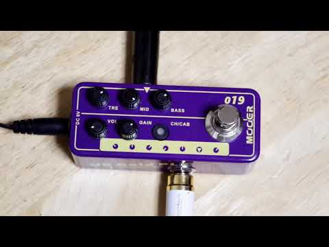 Mooer Micro Preamp 019 Demo by Joe-G / 兀突骨
