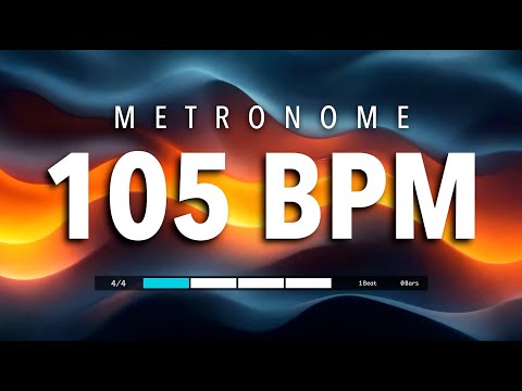 105 BPM Metronome | Clean Click Track + Visual Pulse | TickRite Studio
