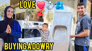 Finally, the loving couple bought their home appliances; a different day full of joy.💍❤️🫂