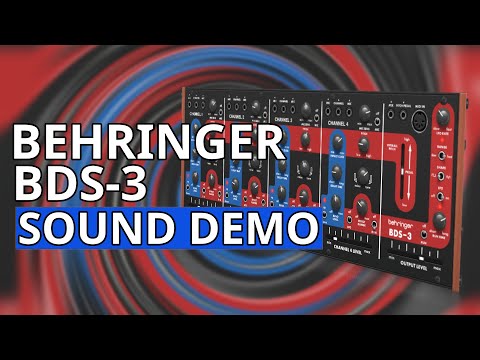 Behringer BDS-3 Sound Demo With 10 Patterns - Simmons SDS-3 Analog Drum Synthesizer Clone
