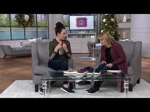 Earth Origins Perforated Leather Slip-On Shoes - Melissa on QVC