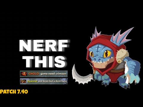 Hello Valve You Need To Nerf New Slark (patch7.40)