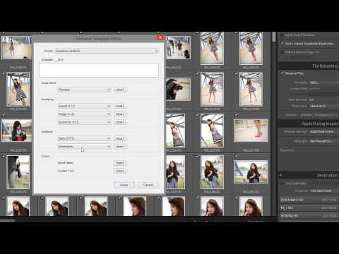 Adobe Lightroom - moduł Import