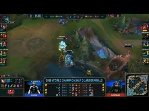Jankos & Odoamne Both 2v2 - H2k vs ANX Worlds Quarterfinals