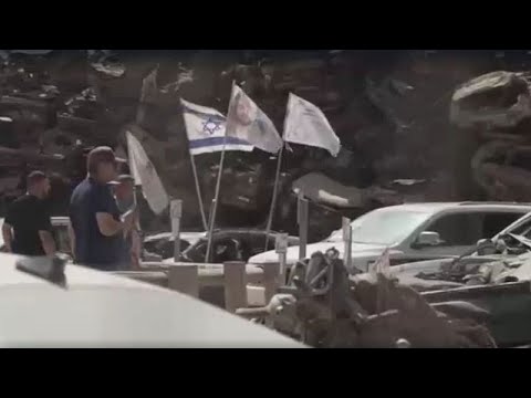 Israel’s car graveyard becomes a silent memorial to victims of the Hamas attack